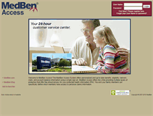 Tablet Screenshot of mbaccess.medben.com